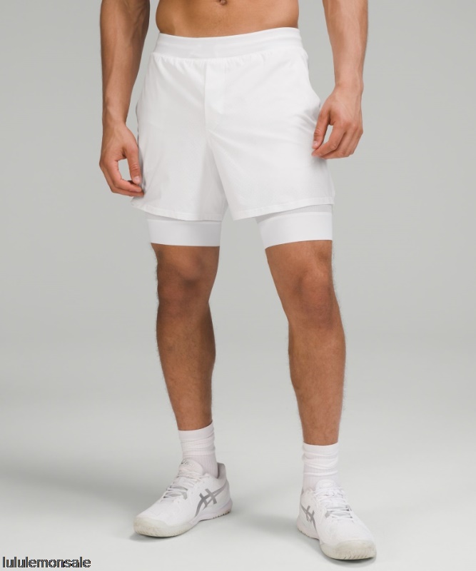 Lululemon Deutschland DELULU828 | Belüftete Tennisshorts Online Nur Weiß